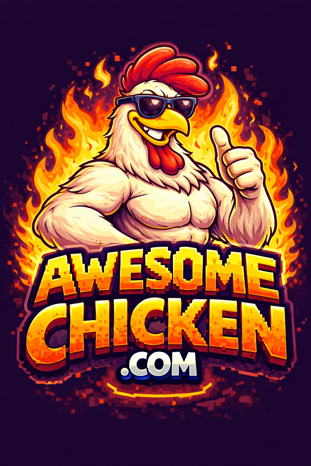 Awesome Chicken Logo